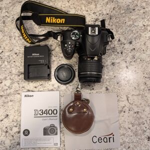 Nikon D3400 Black DSLR Camera